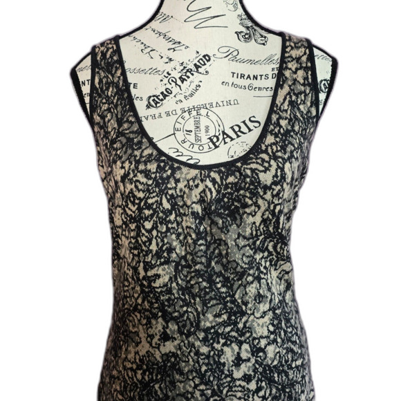 Peruvian Connection pima cotton sleeveless knee-length sheath dress  Small - Picture 7 of 9